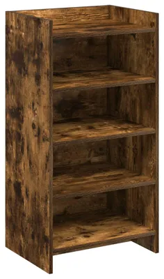 Immagine prodotto di vidaXL Scarpiera in rovere affumicato 48 x 36 x 92 cm in materiale derivato dal legno