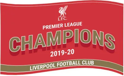 Liverpool FC - Vlajka mistrů Premier League TA6610 (jedna velikost) (červená/zlatá)