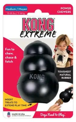 Produktbild von KONG Extreme, Hund, Schwarz, Gummi, Kauend, Abholen, Vereinigte Staaten