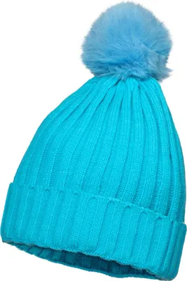 Produktbild von Pudelmütze neon-blau