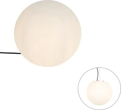 Produktbild von Moderne Außenleuchte Weiß 35 cm IP44 Nura