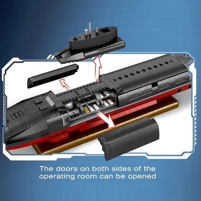 Zdjęcie produktu dla R-33048 - Okręt podwodny Typhoon (Reobrix)