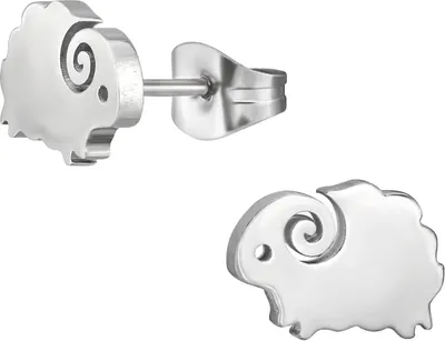 Produktbild von Ohrstecker 316L Chirurgenstahl Widder