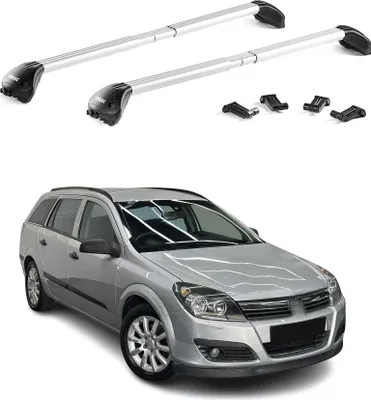 Image de Barres de toit transversales pour Opel Astra H J Break 2004-2015 Alu Gris 2x ABE