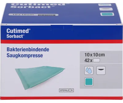 Immagine prodotto di Cutimed Sorbact compresse assorbenti 10x10 cm 42 pz