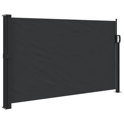 Zdjęcie produktu dla Zwijana markiza boczna, czarna, 120x500 cm
