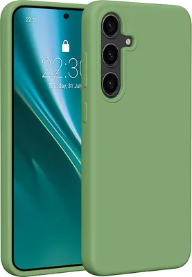 Zdjęcie produktu dla Etteri silikonowe etui na telefon Samsung Galaxy S24 Plus Cover jasnozielony