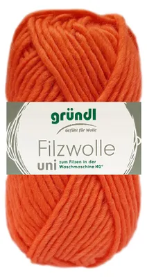 Produktbild von Gründl Filzwolle uni,Waschfilzen,100%Schurwolle,50g/50m,NS 8-9 61