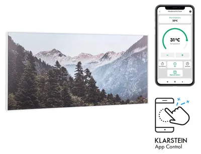 Zdjęcie produktu dla KlarsteinWonderwall Air Art Smart, panel grzewczy na podczerwień, grzejnik, 120 x 60 cm, 700 W, aplikacja