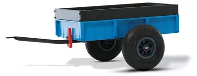 Stahl-Anhänger für Pedalkart, blau, 134x77,6x48,6 cm