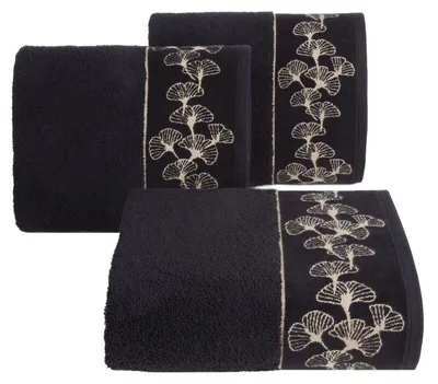 Zdjęcie produktu dla Eurofirany 425166, 50 x 90 cm, Bawełna, Poliester, Czarny, 1 szt.