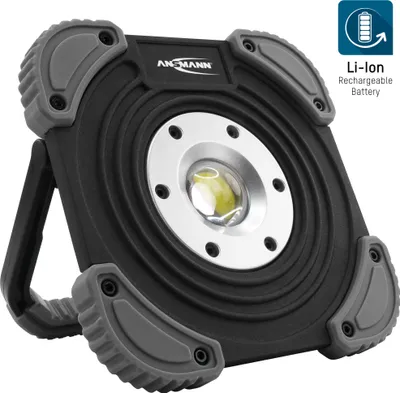 Immagine prodotto di Ansmann ANS 1600-0235 - LED-Baustrahler, 10 W, 6500 K, Akku, IP64, Powerbank