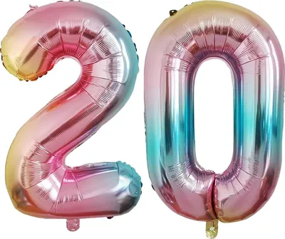 Image de Set - Ballon en aluminium - Arc-en-ciel/40 pouces - 2 + 0