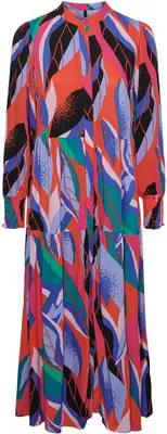 Produktbild von Yas Alira Langes Kleid Mit Langen ärmeln Mehrfarbig XS Damen Mehrfarbig XS