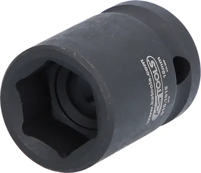 Productafbeelding van KS Tools 515.1018, Impactbit, Zwart, 1 stuk, 1/2", Metrisch, 18 mm