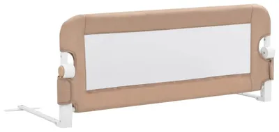 Obrázek produktu pro vidaXL Chránič postele pro batolata Taupe 102x42 cm Polyester