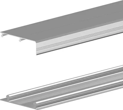 Produktbild von Obere und untere Aluminium-Laufschiene 180 cm, für SLID'UP 210, 220, 230 Schiebetürbeschlag, Alu eloxiert