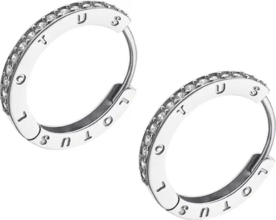 Immagine prodotto di LOTUS Orecchini a cerchio in argento con zirconi Orecchini da donna in argento 925 JLP1888-4-1