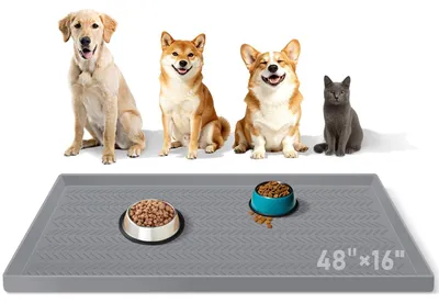 Immagine prodotto di Tappetino in silicone per cani - Impermeabile, dimensioni 122 x 41 cm