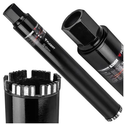 Zdjęcie produktu dla Wiertło Koronowe Otwornica Koronka Do Betonu 63 Mm Diamentowa Do Wiertnicy 1.1/4 Unc