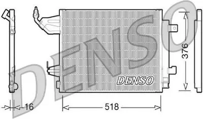 Obrázok produktu pre Kondenzátor DENSO, klimatizácia DCN16001
