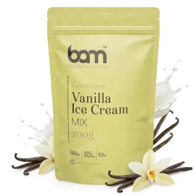 Produktbild von BAM Vanilleeismischung - Vanillepaste - Bourbon Vanille - 200 g