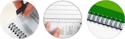 Produktbild von Oxford Office Spiralbuch DIN A5 kariert 50 Blatt Karton (1 Stück)
