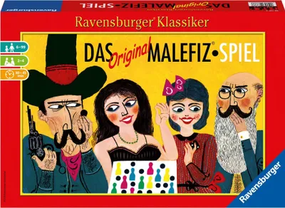 Produktbild von Ravensburger 26737 - Pôvodná hra Malefiz - rodinná hra pre 2-4 hráčov, klasika Ravensburger od 6 rokov