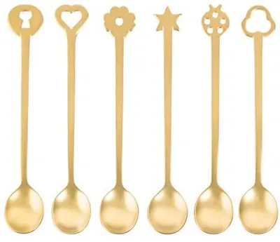 Obrázok produktu pre Sambonet Living Antique Portafort/PVD Gold Set 6 Partylöffel 52649G22