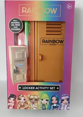 Produktbild von Rainbow High Opbergkluisje + Stickers + Schrift + 4 Gelpennen