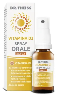 Immagine prodotto di Theiss Vitamina D3 Spray Orale 20 Ml