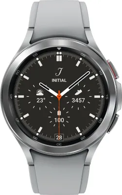 Produktbild von Samsung R890 Galaxy Watch 4 Classic silber, 46 mm, smartwatch, EKG Messung