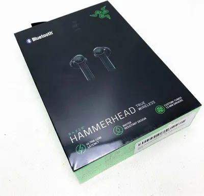 Produktbild von RAZER Hammerhead True Wireless Earbuds - Kabellose Kopfhörer mit Ladecase, Bluetooth 5.0 Auto-Pairing, Wasserbeständiges IPX4-Design, Touch-aktiviert Und Kompatibel Mit Sprachassistenten