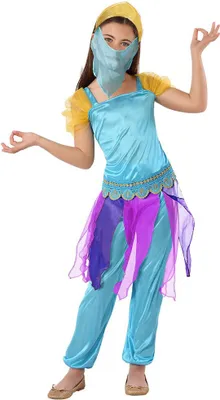 Produktbild von Atosa Arabe Prinzessin Kind Mädchen Custom Mehrfarbig 5-6 Years Mehrfarbig 5-6 Years