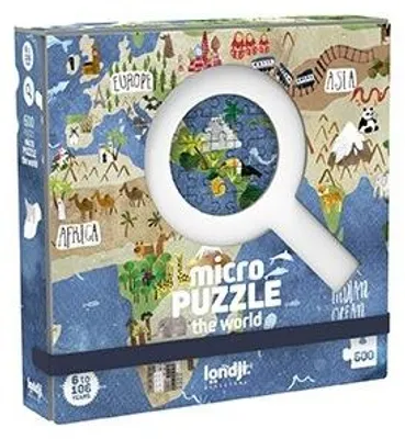 Image de Micro-puzzle de 600 pièces « Continents », Londji