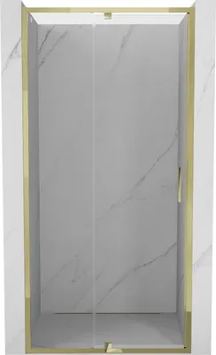 Obrázok produktu pre Mexen Exo otočné sprchové dvere 95 cm, transparentné, zlaté - 819-095-000-50-00