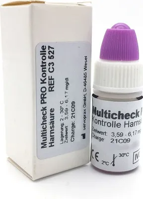 Produktbild von C3 527 Harnsäure Kontrolllösung für Lifetouch Multicheck Pro, 3,75 ml