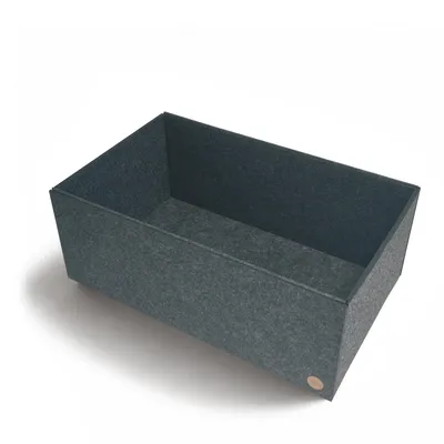 Produktbild von Aufbewahrungsbox CLEAN Filz 31 x 50 x 20 cm ohne Deckel in anthrazit meliert