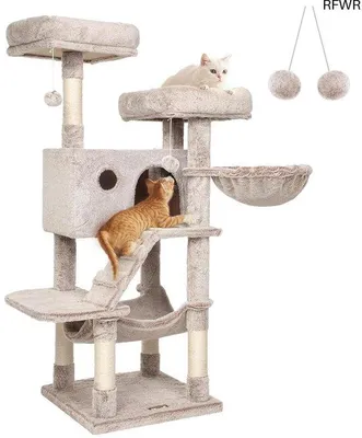 Produktbild von Kratzbaum für große Katzen - Kratztonne - Katzenhaus - Schlafplatz
