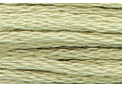 Imagen del producto de Hilo para tejer a crochet, color pistacho, 8 metros, algodón, color 260, 6 hebras