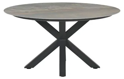 Productafbeelding van Garden Impressions Lowland tuintafel - Ø150 cm - Centostone rome bronze