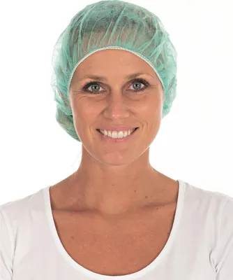 Obrázok produktu pre Hygonorm 12669 100er Baretthauben Bettina Light grün ø53 cm PP  Beutel