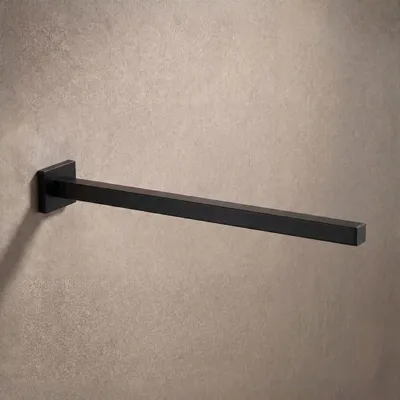 Immagine prodotto di Portasciugamani a un braccio, nero, modello Quara 2.0 di Kronenbach, lunghezza 33 cm