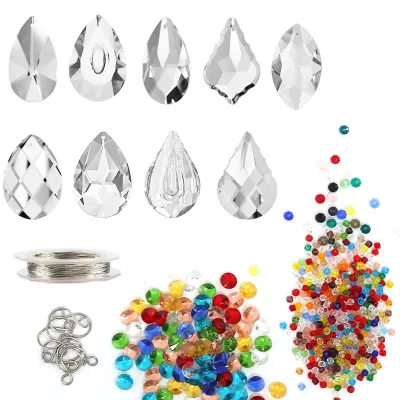 Productafbeelding van 9 stuks kristallen zonnevanger tovert lichtreflecties decoratieve hangers