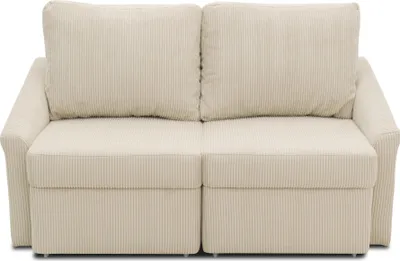 Produktbild von DOMO Collection Sofa Relax Box, 2-Sitzer Couchgarnitur mit Boxspringfederung und Schlaffunktion, 2er Schlafsofa, 168 x 96 x 86 cm (BxTxH), beige