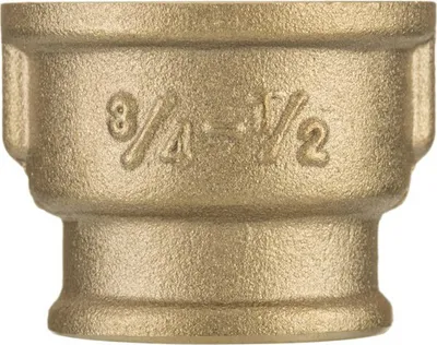 Obrázok produktu pre Mosadzná redukčná objímka 3/4 "x1/2"