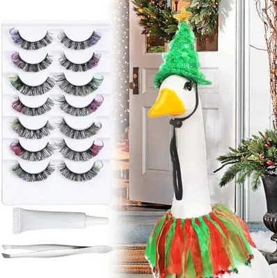Produktbild von Zarte Wimperncluster im 7er-Set in mehreren Farben
