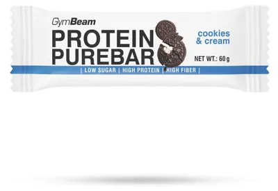 Produktbild von GymBeam - Protein PureBar, 60 g, Cookies & Creme