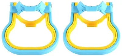 Image de Porte-bouteille d'eau portable en PP, avec poignée, pour bouteilles d'eau de 1 litre