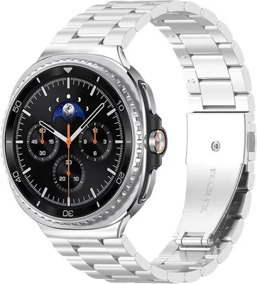 Productafbeelding van Metalen band voor Samsung Galaxy Watch 8 40 mm 44 mm/8 Classic 46 mm - RVS - Zilver